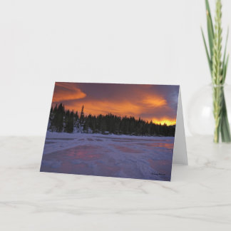 Brand & Ijs door Doug Bennett Kaart