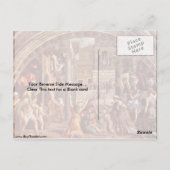 Brand in de borgo door Raffael Briefkaart (Achterkant)