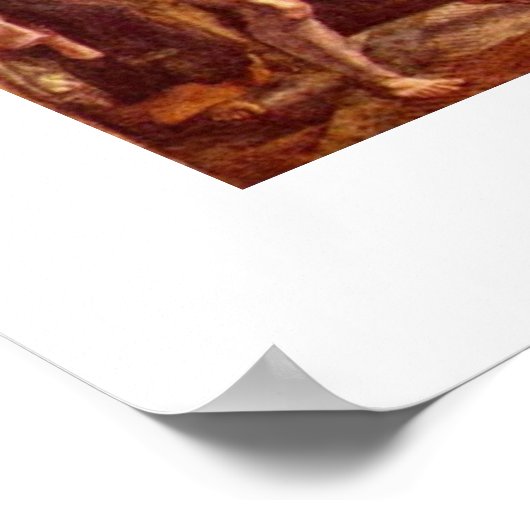 Brand in de borgo door Raffael Poster (Hoek)