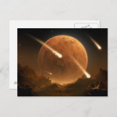 Brand in de deelstaat Shadows Briefkaart (Voorkant / Achterkant)