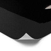 Brand in de hemelillustratie poster (Hoek)