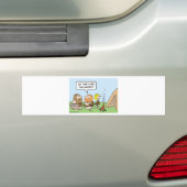 brand in de kaveman - realiteit bumpersticker (Op auto)