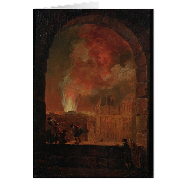 Brand in de opera van het Palais-Royal (Voorkant)
