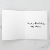 Brand in Hell Best Friend Funny Birthday Kaart (Binnen)