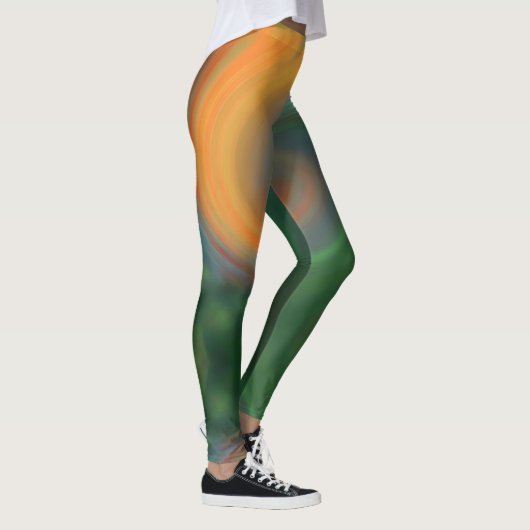 Brand in het bos leggings (Rechts)