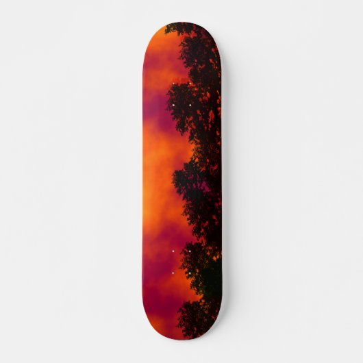 Brand in het Sky Skateboard / Skateboard Deck (Voorkant)