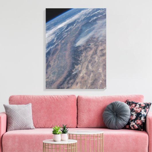 Brand in Yosemite National Park & Stanislaus Fores Canvas Afdruk (Insitu (Woonkamer))