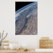 Brand in Yosemite National Park & Stanislaus Fores Poster (Keuken)