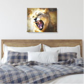 BRAND IN ZIJN SPIRIT CANVAS AFDRUK (Insitu (Slaapkamer))