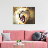 BRAND IN ZIJN SPIRIT CANVAS AFDRUK (Insitu (Woonkamer))