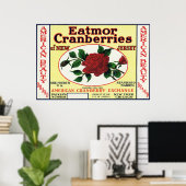 Brand - label van de Amerikaanse Beauty Eatmor Cra Poster (Thuiskantoor)