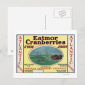 Brand-label voor Eatmor Cranberries Briefkaart (Voorkant / Achterkant)