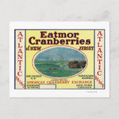 Brand-label voor Eatmor Cranberries Briefkaart (Voorkant)
