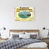 Brand-label voor Eatmor Cranberries Canvas Afdruk (Insitu (Slaapkamer))
