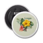 Brand Logo Promotional Button Flesopener (Voorkant)