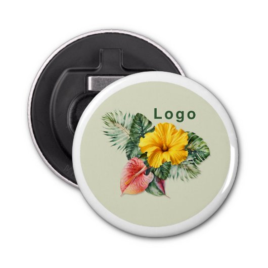 Brand Logo Promotional Button Flesopener (Voorkant)