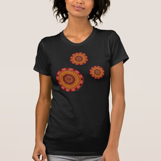Brand Mandala Shirt vrouwen donker (Voorkant)