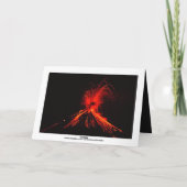 Brand met Love Glacier en Volcano Kaart (Achterkant)