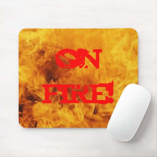 brand muismat (Met muis)