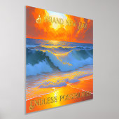 Brand New Day Eindeloze mogelijkheden Dawn Seascap Folie Afdrukken (Laagn)