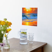 Brand New Day Eindeloze mogelijkheden Dawn Seascap Folie Afdrukken (Laag (Keuken))