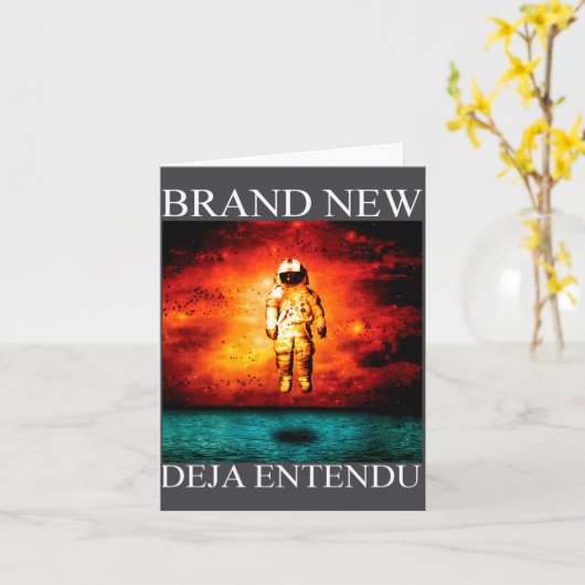 Brand New Deja Entendu  Kaart (Gele Bloem)