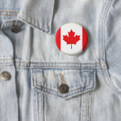 BRAND NIEUW!! - CANADA PIN BACK BADGE RONDE BUTTON 5,7 CM (In situ)
