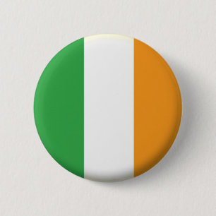 BRAND NIEUW!! - IERLAND PIN BACK BADGE RONDE BUTTON 5,7 CM