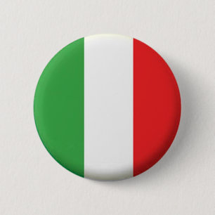 BRAND NIEUW!! - ITALIË PIN BACK BADGE RONDE BUTTON 5,7 CM