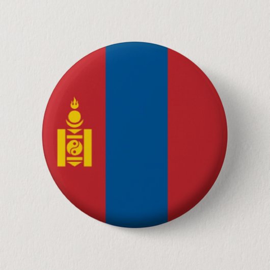 BRAND NIEUW!! - MONGOLIA PIN BACK BADGE RONDE BUTTON 5,7 CM (Voorkant)
