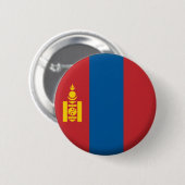 BRAND NIEUW!! - MONGOLIA PIN BACK BADGE RONDE BUTTON 5,7 CM (Voorkant /achterkant)