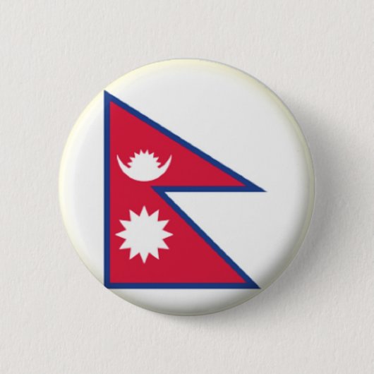 BRAND NIEUW!! - NEPAL PIN BACK BADGE RONDE BUTTON 5,7 CM (Voorkant)