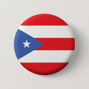 BRAND NIEUW!! - SPELBADGE VOOR POERTO RICO RONDE BUTTON 5,7 CM