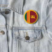 BRAND NIEUW!! - SRI LANKA PIN BACK BADGE RONDE BUTTON 5,7 CM (In situ)