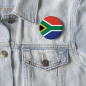 BRAND NIEUW!! - ZUID-AFRIKA PIN-TERUG RONDE BUTTON 5,7 CM (In situ)