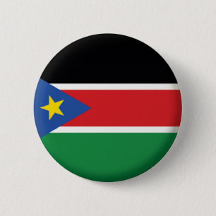 BRAND NIEUW!! - ZUID-SUDAN PIN-TERUG RONDE BUTTON 5,7 CM