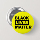 BRAND NIEUW!! - ZWARTE LEVENS RONDE BUTTON 5,7 CM (Voorkant /achterkant)