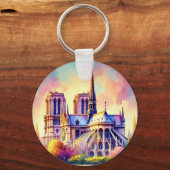 Brand Notre-Dame Sleutelhanger (Voorkant)