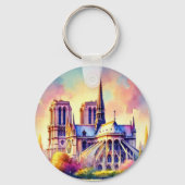 Brand Notre-Dame Sleutelhanger (Achterkant)