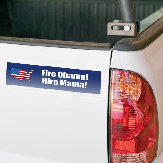 Brand Obama. Hire Mama. Bumpersticker (Op Truck)