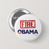 Brand Obama Ronde Button 5,7 Cm (Voorkant /achterkant)