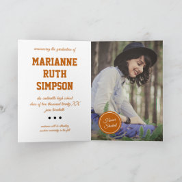 Brand Oranje cirkels Foto Afstuderen