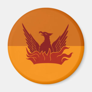 Brand Oranje SF Fog & Gold Flag Magnet