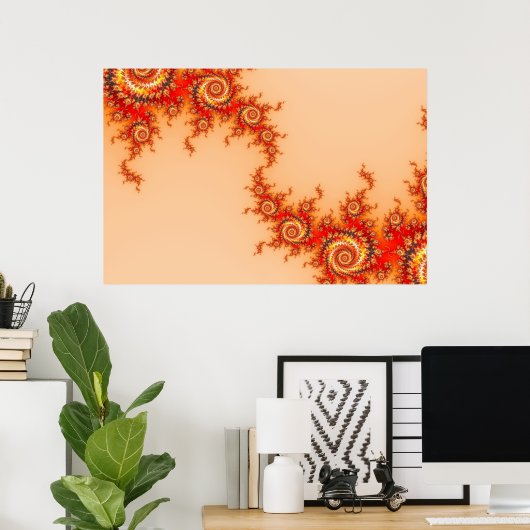 Brand orkaan poster (Thuiskantoor)