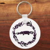 Brand Platypus Button Sleutelhanger (Voorkant)