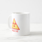 Brand Radioactive Koffiemok (Voorkant links)