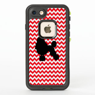Brand Rood Chevron met porseleinkast