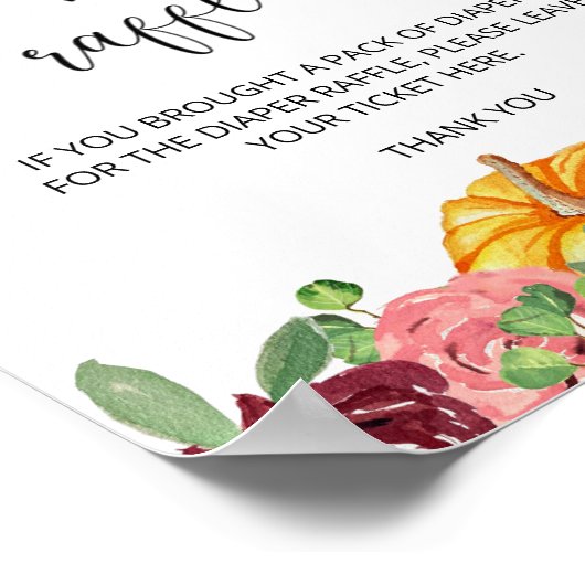 Brand-roompomptankwijn Poster (Hoek)