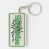 Brand Rubber BRNRUBR kunstwerk Sleutelhanger (achterkant)