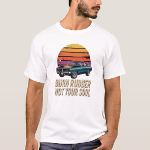 brand rubber, niet je ziel t-shirt